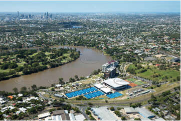 Queensland Tennis Centre Tennyson Aerial Photography