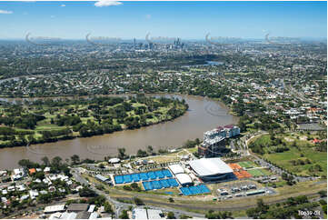 Queensland Tennis Centre Tennyson Aerial Photography