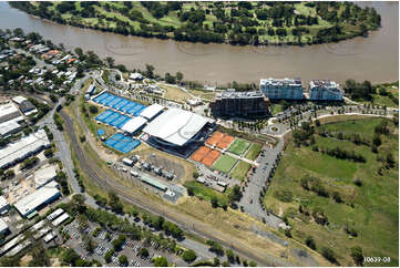 Queensland Tennis Centre Tennyson Aerial Photography