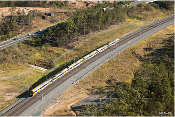 Commuter Train Springfield Central Line QLD Aerial Photography