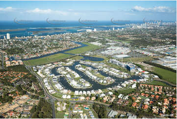 Aerial Photo Biggera Waters QLD Aerial Photography