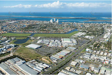 Aerial Photo Biggera Waters QLD Aerial Photography