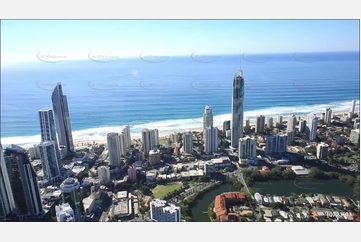 Aerial Video of Paradise Waters at Surfers Paradise QLD Aerial Photography
