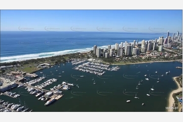 Looking Over Main Beach To Surfers Paradise QLD Aerial Photography