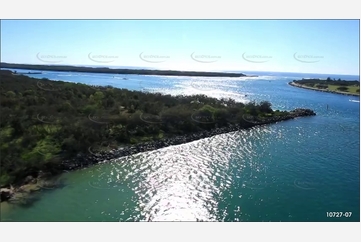 Sand Island in the Gold Coast Broadwater QLD Aerial Photography