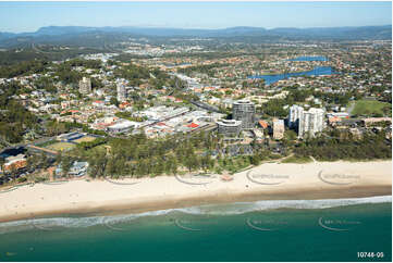 Burleigh Heads Coastline QLD Aerial Photography