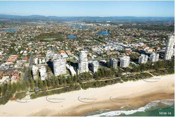 Burleigh Heads Coastline QLD Aerial Photography