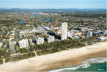 Burleigh Heads Coastline QLD Aerial Photography