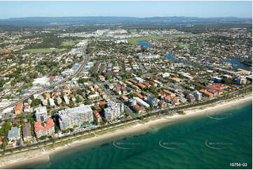 Aerial Photo Biggera Waters QLD Aerial Photography