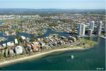 Aerial Photo Biggera Waters QLD Aerial Photography