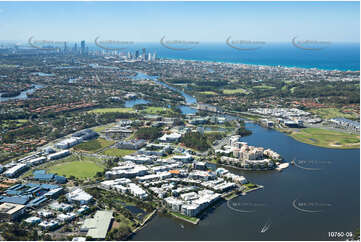 Aerial Photo Varsity Lakes QLD Aerial Photography