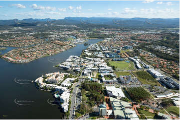 Aerial Photo Varsity Lakes QLD Aerial Photography