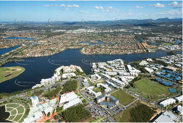 Aerial Photo Varsity Lakes QLD Aerial Photography