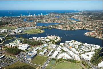 Aerial Photo Varsity Lakes QLD Aerial Photography