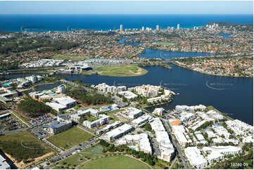 Aerial Photo Varsity Lakes QLD Aerial Photography