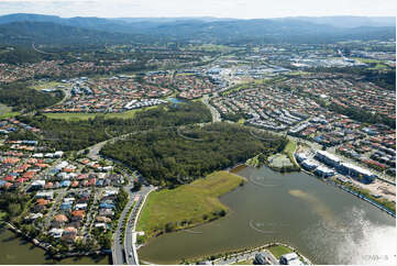 Aerial Photo Varsity Lakes QLD Aerial Photography