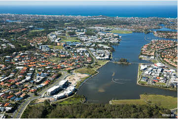 Aerial Photo Varsity Lakes QLD Aerial Photography