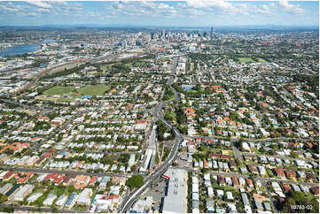 Lutwyche Road & Airport Link - Windsor QLD Aerial Photography