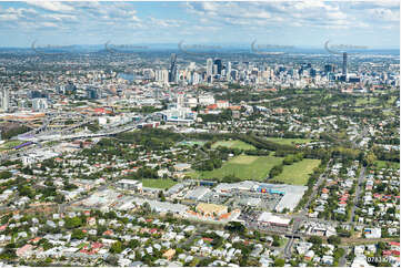 Lutwyche Road & Airport Link - Windsor QLD Aerial Photography