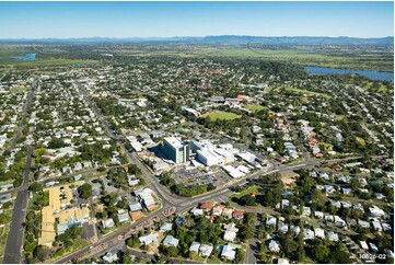 Aerial Photo of Rockhampton Base Hospital Aerial Photography