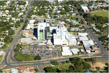 Aerial Photo of Rockhampton Base Hospital Aerial Photography