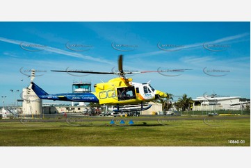 RACQ Carefight Helicopter at Gold Coast Airport QLD Aerial Photography