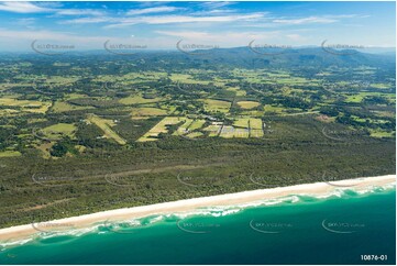 Byron Bay Bluesfest Site at Tyagarah NSW NSW Aerial Photography