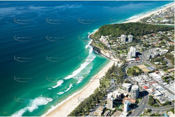 Aerial Photo of Burleigh Heads QLD Aerial Photography