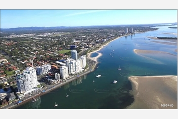The Gold Coast Tourist Park & Broadwater QLD Aerial Photography