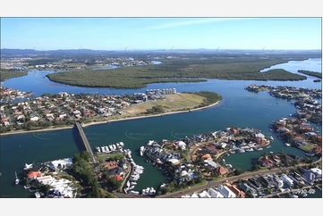 Aerial Video of Sovereign Island - Paradise Point QLD Aerial Photography