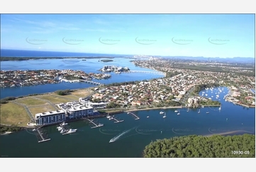 Aerial Video of Sovereign Island - Paradise Point QLD Aerial Photography