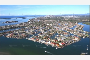 Aerial Video of Sovereign Island - Paradise Point QLD Aerial Photography