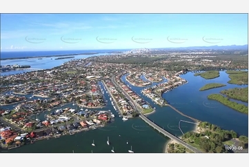 Aerial Video of Sovereign Island - Paradise Point QLD Aerial Photography