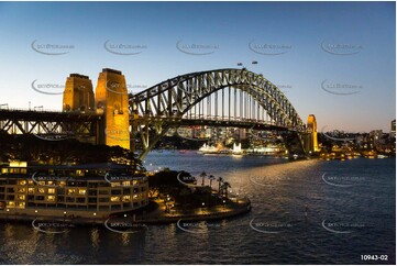 Sydney Opera House at Dusk Aerial Photography