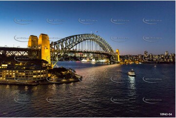 Sydney Opera House at Dusk Aerial Photography