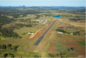 Aerial Photo of Gympie Airport - Kybong QLD Aerial Photography