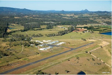 Aerial Photo of Gympie Airport - Kybong QLD Aerial Photography