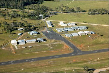 Aerial Photo of Gympie Airport - Kybong QLD Aerial Photography