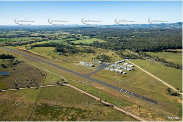 Aerial Photo of Gympie Airport - Kybong QLD Aerial Photography