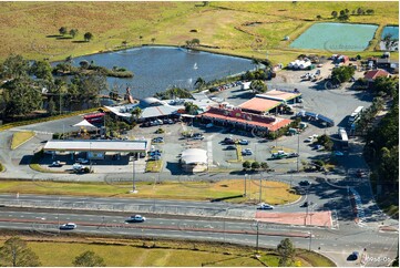 Matilda Road House on the Bruce Hwy at Kybong QLD Aerial Photography