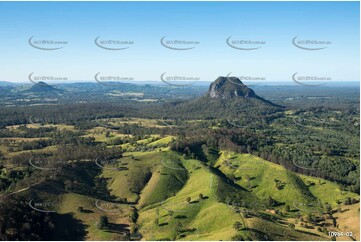 Farm Land & Mt Cooroora at Federal near Pomona Aerial Photography