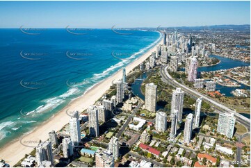 Aerial Photo of Main Beach - Gold Coast QLD Aerial Photography