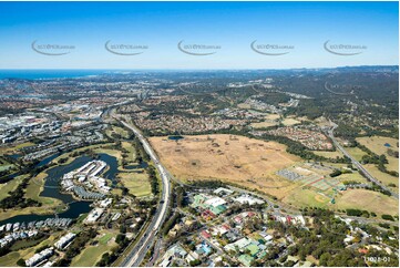 Looking from Mudgeeraba to Robina QLD Aerial Photography