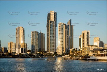 Surfers Paradise at Sunset QLD Aerial Photography