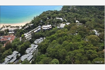 Approaching the Noosa River Bar QLD Aerial Photography