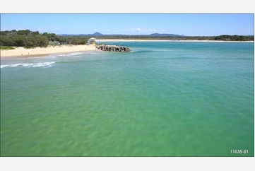 Low Level at Noosa Spit QLD Aerial Photography