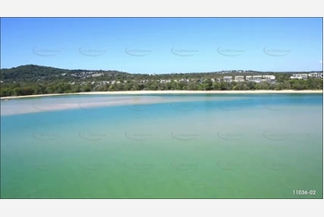 Low Level at Noosa River Bar QLD Aerial Photography