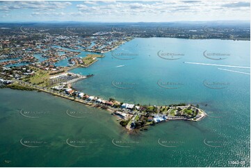 Aerial Photo of Cleveland & Raby Bay QLD Aerial Photography