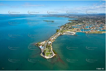 Aerial Photo of Cleveland & Raby Bay QLD Aerial Photography