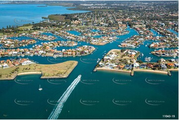 Aerial Photo of Cleveland & Raby Bay QLD Aerial Photography